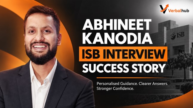 How Personalised Coaching Helped Abhineet Kanodia Crack His ISB Interview