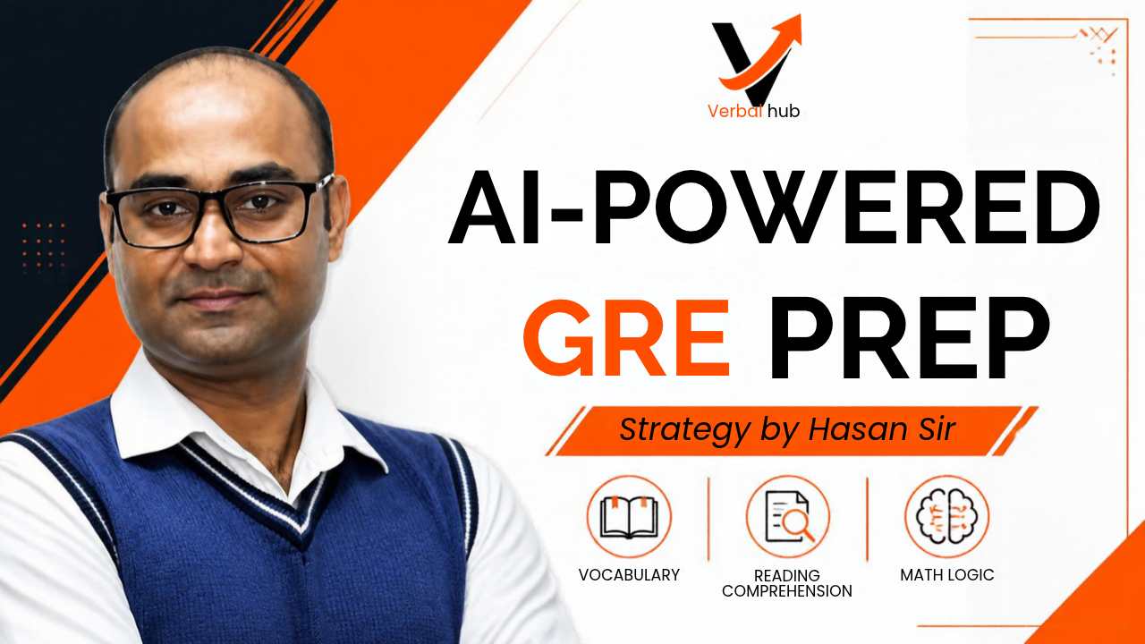 AI Powered GRE Prep - Strategy by Hasan Sir