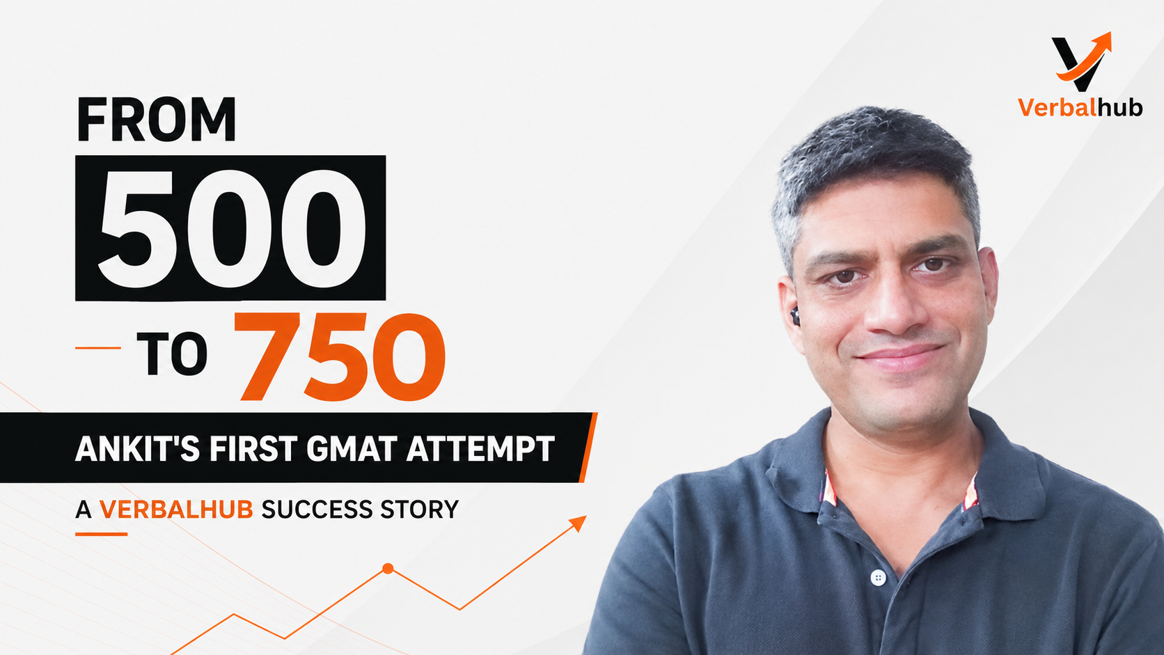 How Ankit Improved His GMAT Score from 500 to 750 on His First Attempt - VerbalHub GMAT Success Story