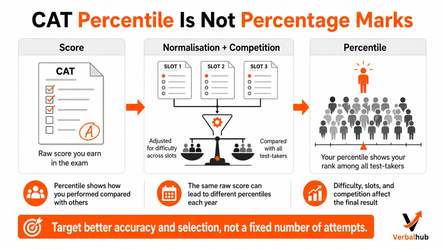 CAT Score vs Percentile: How It Works