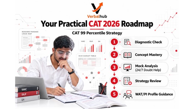 Your Practical CAT 2026 Roadmap - CAT 99 Percentile Strategy by Verbalhub