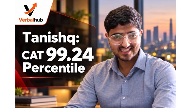Tanishq CAT 99.24 Percentile Success Story with Hasan Sir at Verbalhub