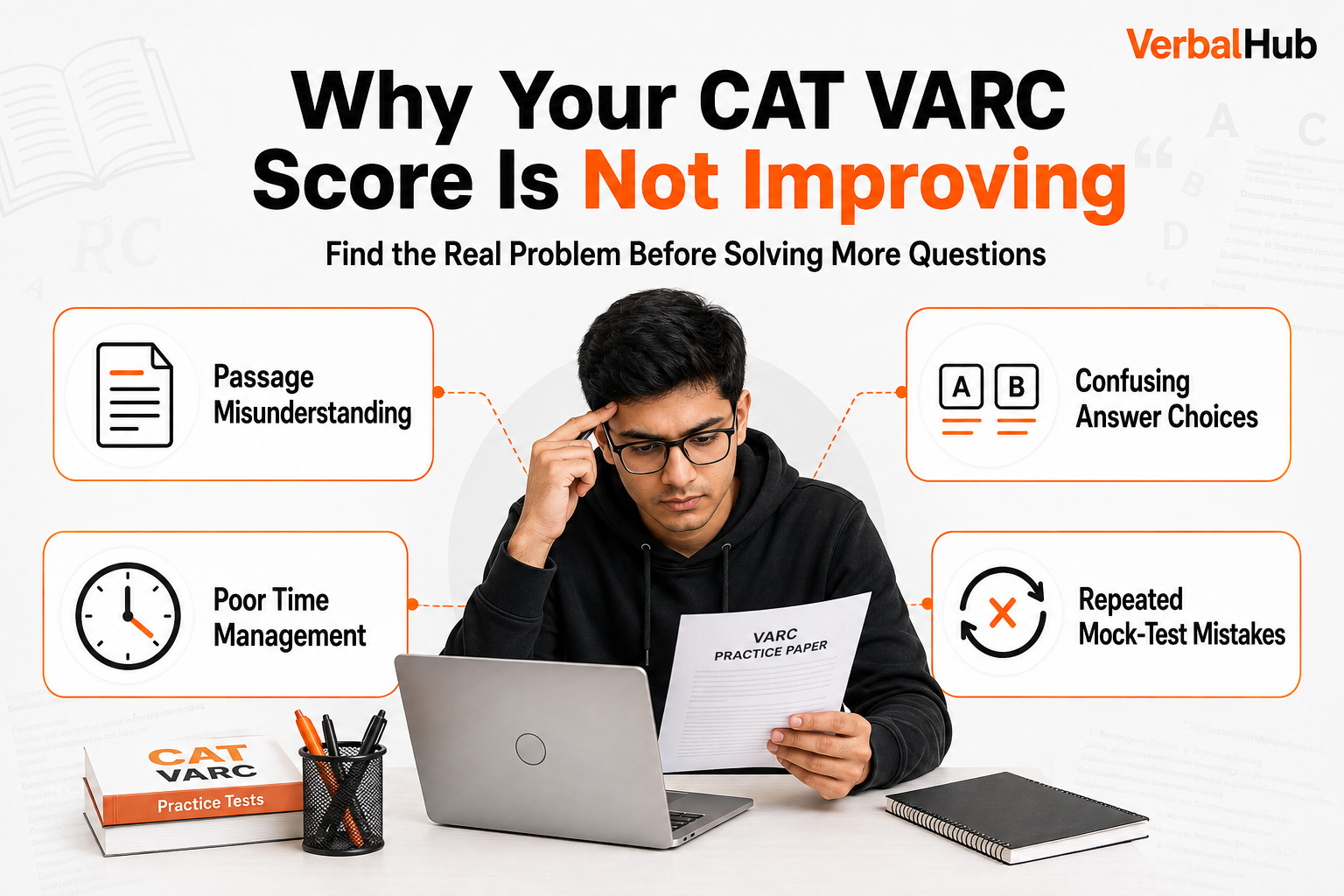 Why your CAT VARC score is not improving