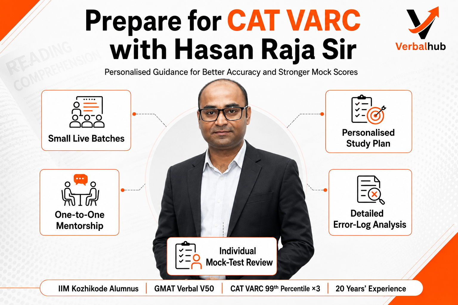 Prepare for CAT VARC with Hasan Raja Sir