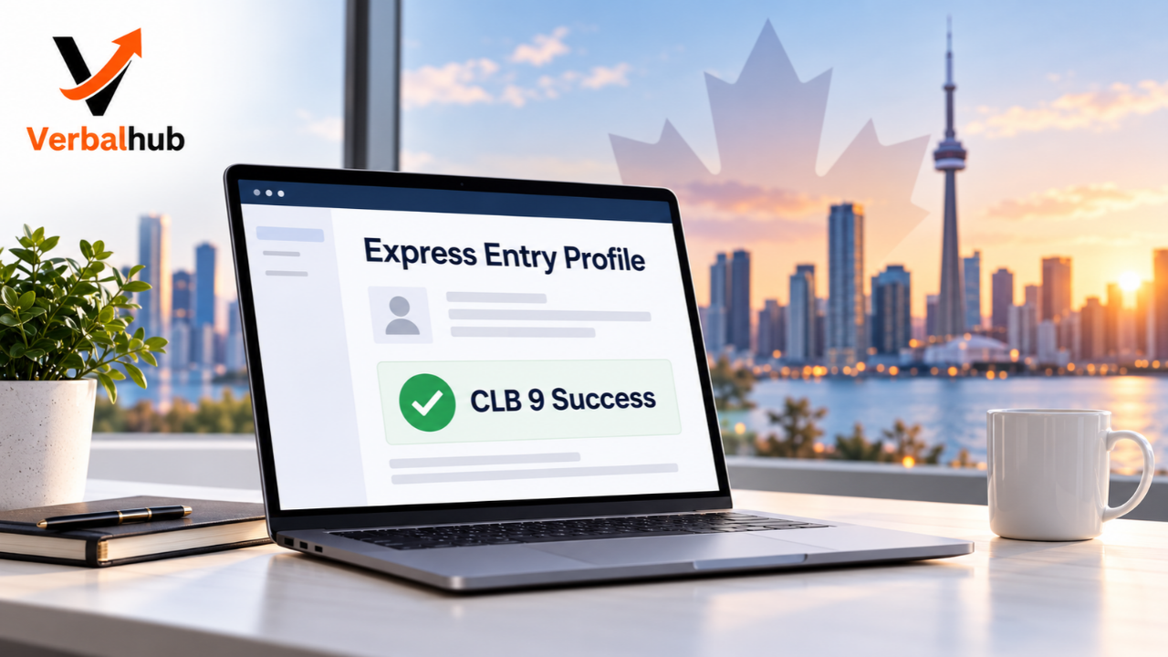 CELPIP for Express Entry 2026 - Express Entry Profile CLB 9 Success - VerbalHub