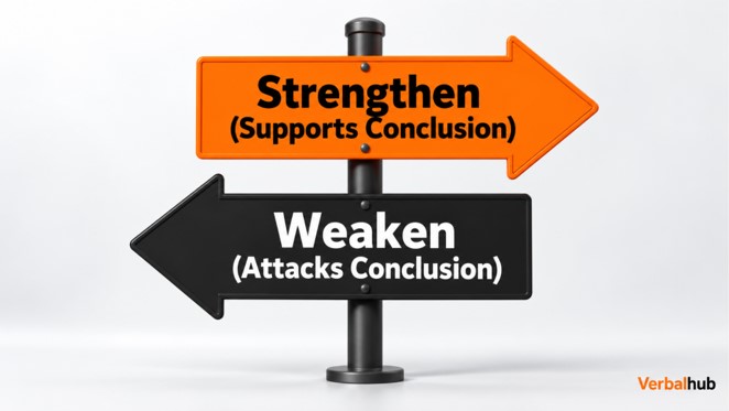 Strengthen vs Weaken Direction - GMAT CR - VerbalHub