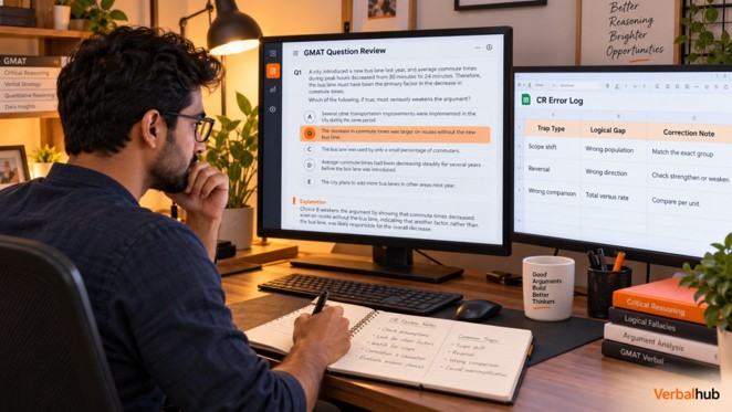 Review GMAT CR Mistakes - VerbalHub