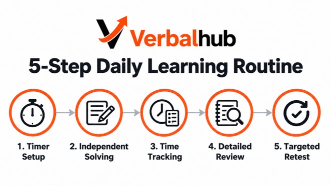 5-Step Daily Learning Routine - VerbalHub