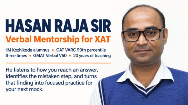 Hasan Raja Sir - Verbal Mentorship for XAT