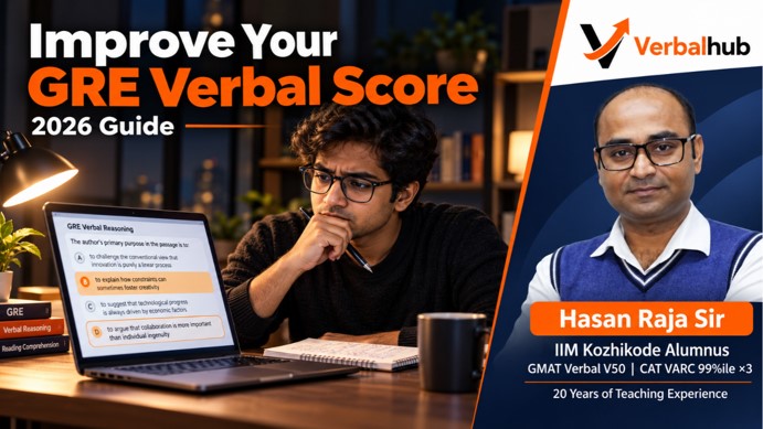 How to Improve GRE Verbal Reasoning Score 2026 - VerbalHub