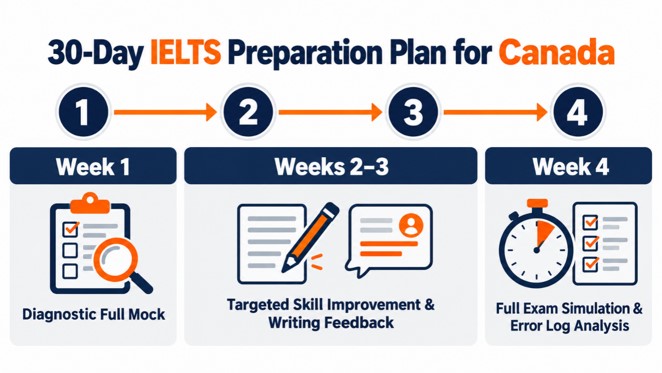 30-Day IELTS Preparation Plan for Canada - VerbalHub