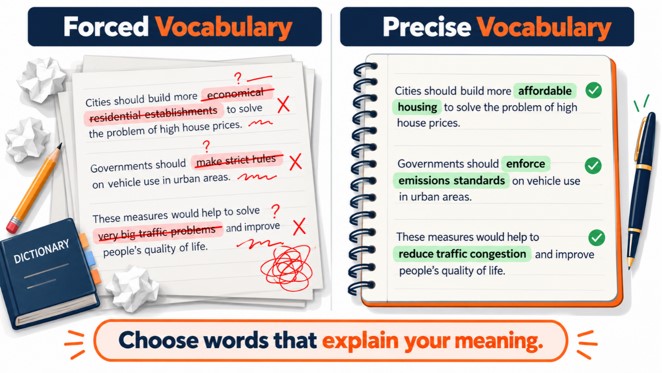Forced Vocabulary vs Precise Vocabulary - VerbalHub