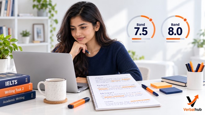 IELTS Writing Task 2 Band 8 Framework 2026 - VerbalHub