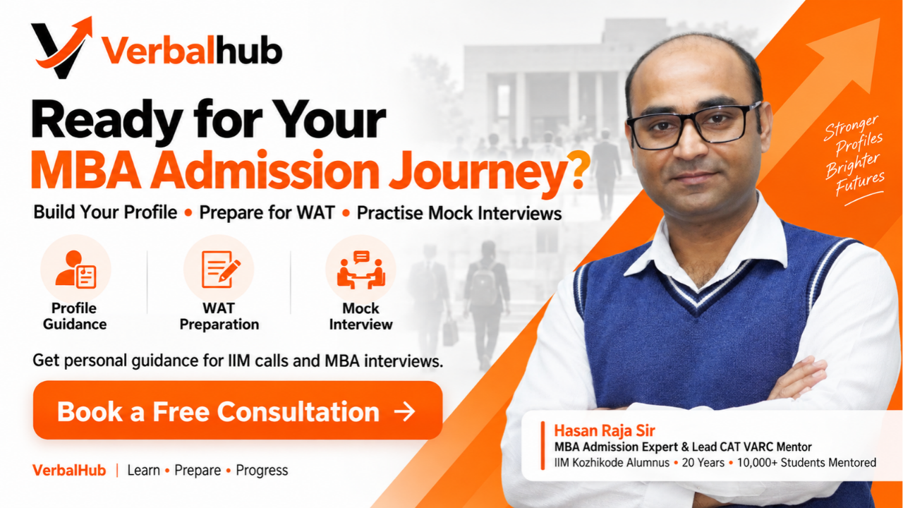 Ready for Your MBA Admission Journey - VerbalHub