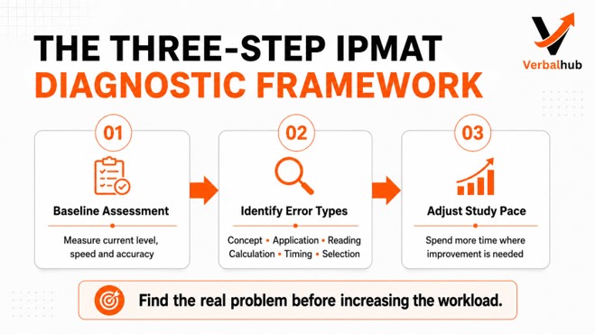 Adjusting the IPMAT study pace based on the student's error pattern
