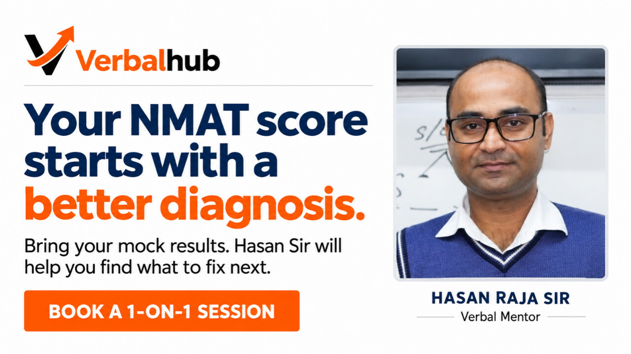 Book a one on one NMAT diagnostic - VerbalHub