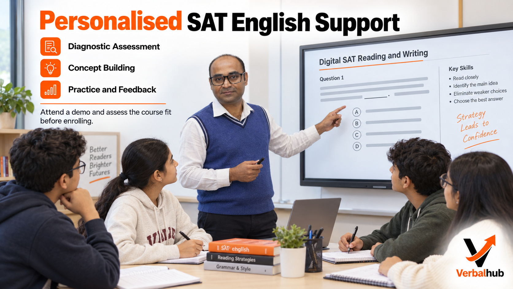 Personalised SAT English Support with Hasan Sir