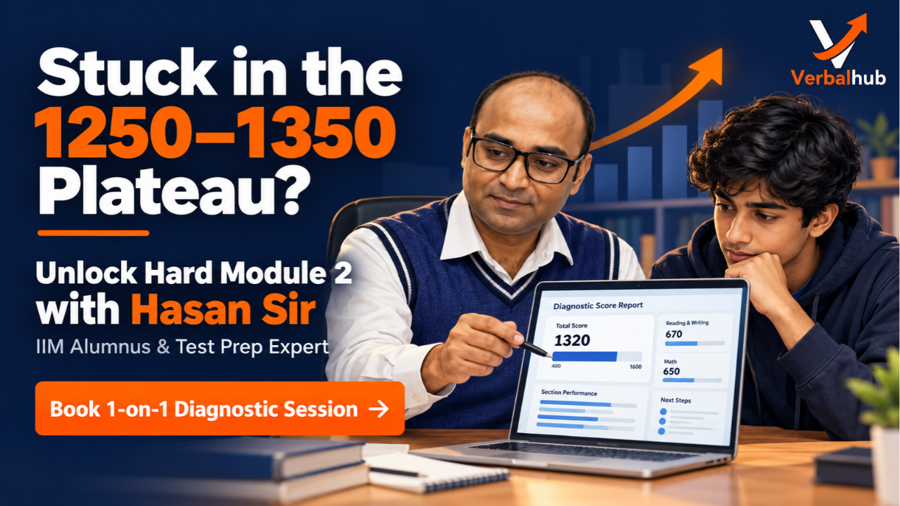 Stuck in the 1250-1350 Plateau - Unlock Hard Module 2 with Hasan Sir - VerbalHub